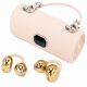 BORSETTA CON CUFFIETTE WIRELESS COLOR PANNA