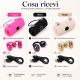 BORSETTA CON CUFFIETTE WIRELESS COLOR PANNA