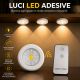 LAMPADA LED ADESIVA CON TELECOMANDO LUCE BIANCA
