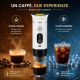 MACCHINA ESPRESSO PORTATILE DA VIAGGIO CON CAPSULE E CAFFÈ IN POLVERE