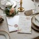 PARTECIPAZIONE PERSONALIZZATA CON STAMPA FLOREALE PER UN MATRIMONIO