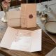 PARTECIPAZIONE TRASPARENTE CON CARTONCINO PESCO PER NOZZE