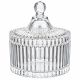 PORTAGIOIE IN VETRO CON COPERCHIO BOMBONIERA CONFETTATA ELEGANTE