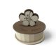Portacandela ovale Fiore ballerina bomboniera battesimo comunione - Tema danza