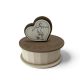 Portacandela calciatore in legno bomboniera comunione e cresima - gadget compleanno