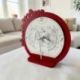 OROLOGIO TOCCO LIBRI ALLORO CON FIORI INTAGLIATI BOMBONIERE LAUREA ORIGINALI