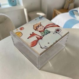 SCATOLINA PORTACONFETTI PICCOLO PRINCIPE LUNA E VOLPE