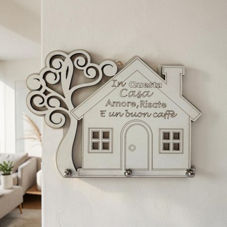 APPENDICHIAVI CASETTA ALBERO DELLA VITA IN LEGNO