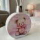 DIFFUSORE ESSENZA ORSETTO FIOCCO ROSA BOMBONIERA BATTESIMO BIMBA ORIGINALE