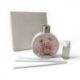 DIFFUSORE ESSENZA ORSETTO FIOCCO ROSA BOMBONIERA BATTESIMO BIMBA ORIGINALE