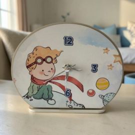 OROLOGIO BOMBONIERA PICCOLO PRINCIPE LUNA STELLE E PIANETI