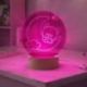 LAMPADA LED ORSETTO LUNA ROSA BOMBONIERE BATTESIMO ORIGINALI