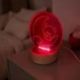 LAMPADA LED ORSETTO LUNA ROSA BOMBONIERE BATTESIMO ORIGINALI