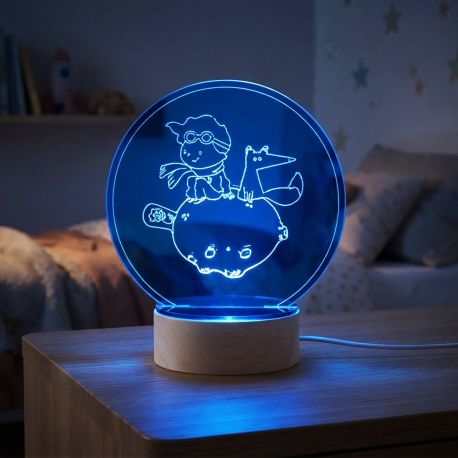 LAMPADA LED PICCOLO PRINCIPE BOMBONIERA BATTESIMO BIMBO ORIGINALE