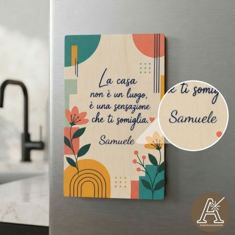 Segnaposto casa matrimonio con decorazione foreale