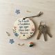 BOMBONIERE PORTACHIAVI TONDO PERSONALIZZABILE SEGNAPOSTO COMPLEANNO MATRIMONIO