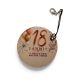 Portachiavi legno 18 anni ragazza bomboniera 18esimo - bomboniere 18esimo 6