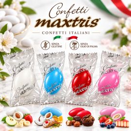 Confetti imbustati maxtris frutta sfumato idea regalo