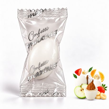Confetti imbustati maxtris frutta sfumato idea regalo - Fai da te bomboniere 12