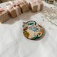 Portachiavi tondo in legno casa idea regalo - Segnaposto