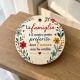 Tag tondo magnete famiglia in legno bomboniera - decorazioni bomboniere. chiudipacco