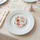 Tag magnete personalizzabile bimba bomboniera nascita primo compleanno - pensierini tondo bimba