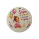 Tag magnete personalizzabile bimba bomboniera nascita primo compleanno - bomboniera tondo bimba