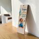 Segnalibro personalizzabile bimbo con palloncini in legno bomboniera nascita - bomboniera tondo bimbo