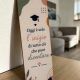 Segnalibro tocco legno laurea bomboniera personalizzata - Segnaposto laurea