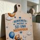 TAGLIERE PERSONALIZZABILE ORSETTO E CONIGLIETTO LEGNO BOMBONIERA NASCITA BATTESIMO