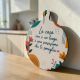 Tagliere tondo decorativo in legno bomboniera matrimonio e anniversario - Altre età