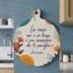 Tagliere tondo decorativo in legno bomboniera matrimonio e anniversario - bomboniere compleanno
