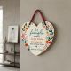 Quadretto cuore famiglia legno bomboniera matrimonio comunione - Bomboniere 50 anniversario