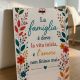 QUADRETTO APPENDINO FRASE FAMIGLIA BOMBONIERE MATRIMONIO PERSONALIZZATE ONLINE