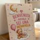 QUADRETTO APPENDINO NASCITA BIMBA PERSONALIZZATO BOMBONIERE EVENTO
