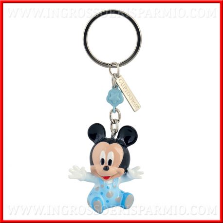 PORTACHIAVI DISNEY TOPOLINO IN RESINA NASCITA BIMBO, 1 ANNO