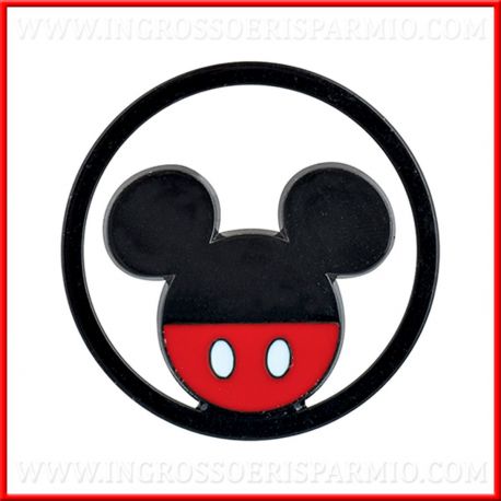 APPLICAZIONI DISNEY MICKEY MOUSE IN METALLO PER CONFETTATA