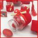 SET SCATOLINE LAUREA TOCCO ROSSO IN PLEXIGLASS + CONTENITORE