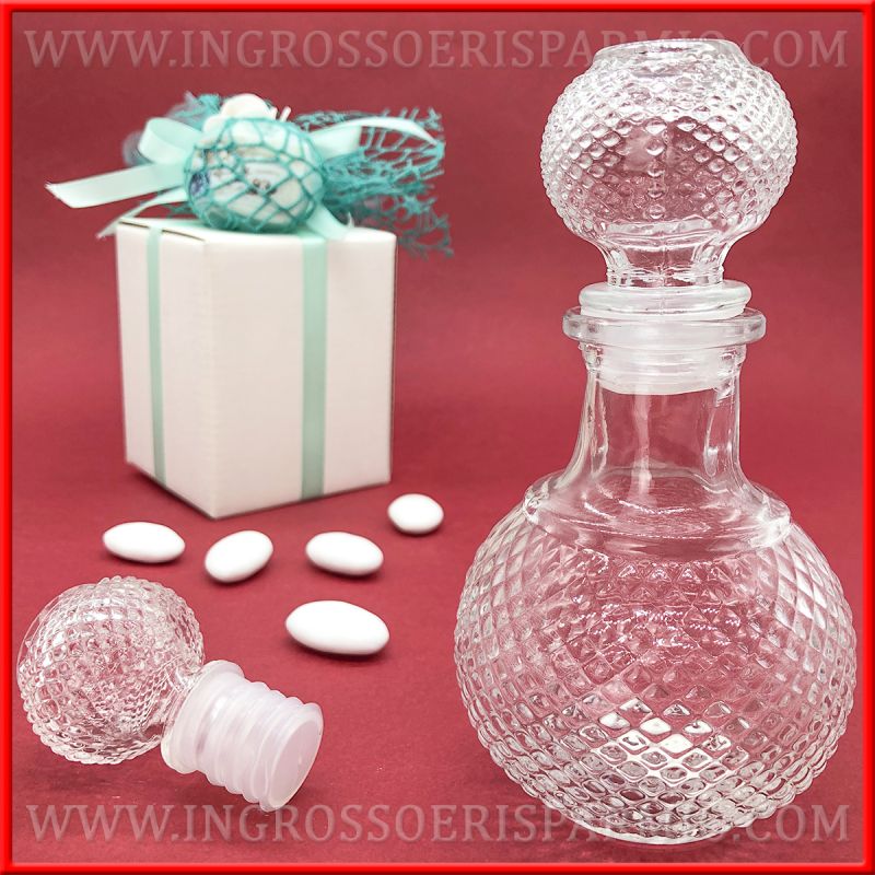 Vasetti Vetro Piccoli Bottigliette Vetro 100 Ml Con Tappi Argentati - Set 50 Pezzi Per Liquori, Bomboniere E Regali Bottigliette Liquore Mignon - 9