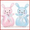 SCATOLINE PORTACONFETTI A FORMA DI CONIGLIETTO ROSA CELESTE BIMBI