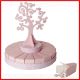 STRUTTURA TORTA PORTACONFETTI ALBERO DELLA VITA ROSA BATTESIMO