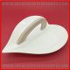 ANTIPASTIERA CERAMICA BIANCA CUORE CON MANICO LEGNO PREZZI