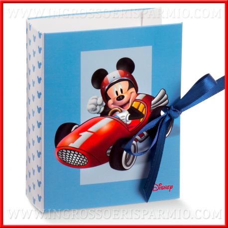 SCATOLINE FAI DA TE A FORMA DI LIBRO MICKEY MOUSE DISNEY BIMBO TOPOLINO CONFETTATA NASCITA