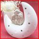 SACRA FAMIGLIA SU LUNA CON LUCE LED IDEE SACRE BATTESIMO BOMBONIERE ORIGINALI ONLINE
